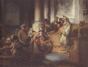 Gerbrand van den Eeckhout Christ teaching in the Synagogue at Nazareth (mk33) china oil painting artist